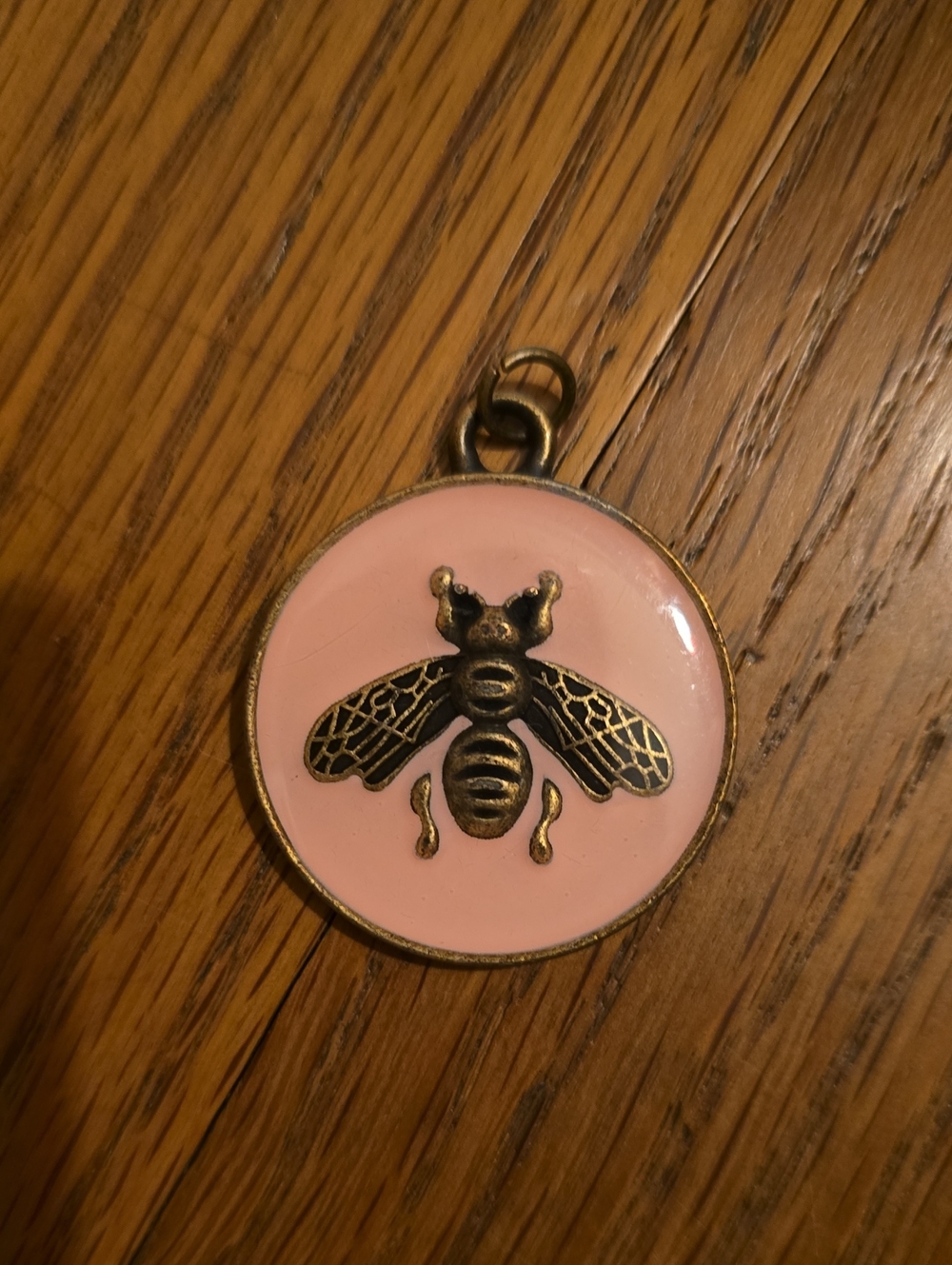 Gucci Pink Bee Charm/Zipper Pull Pendant